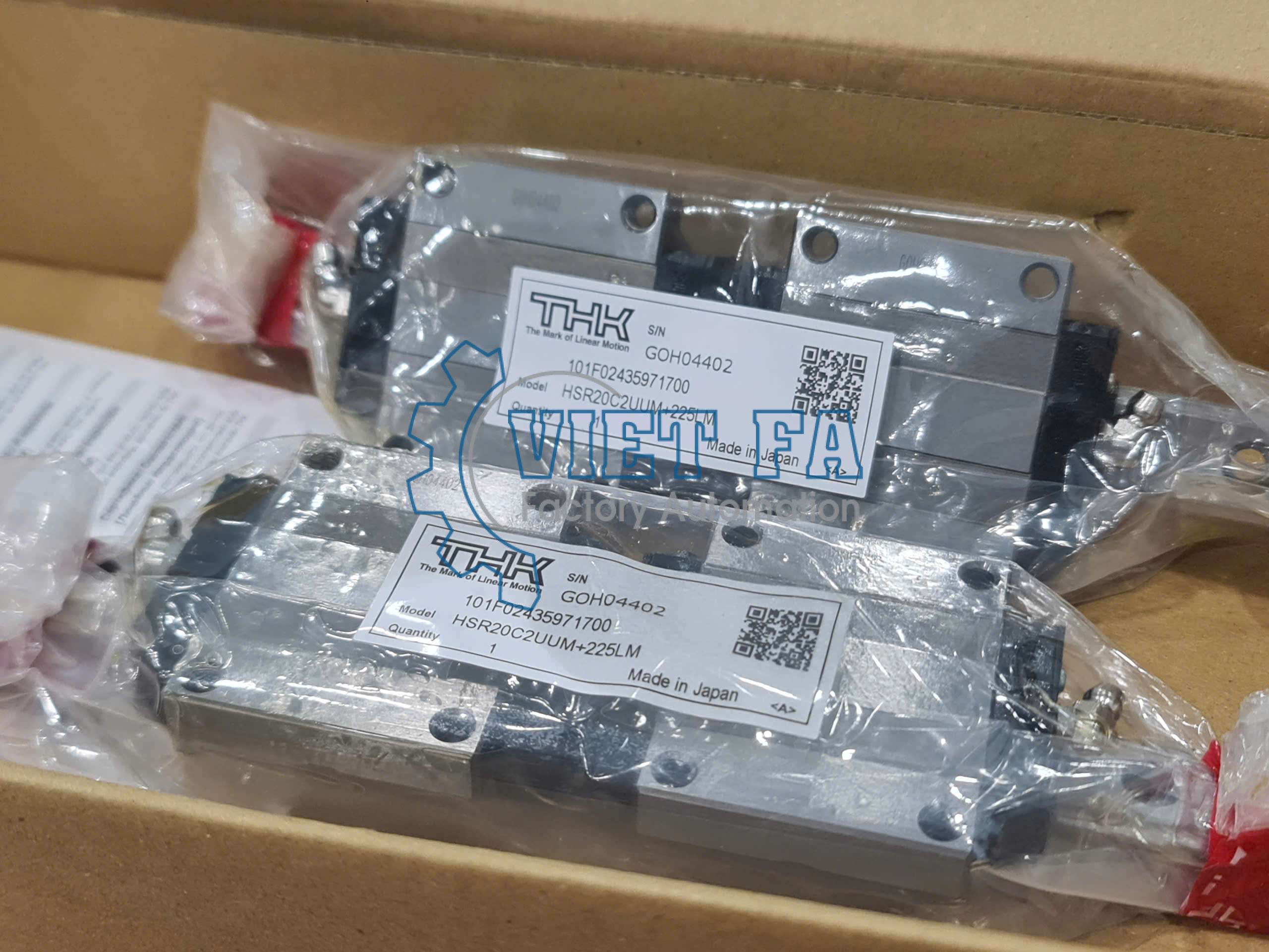 THK HSR20C2UUM+225LM