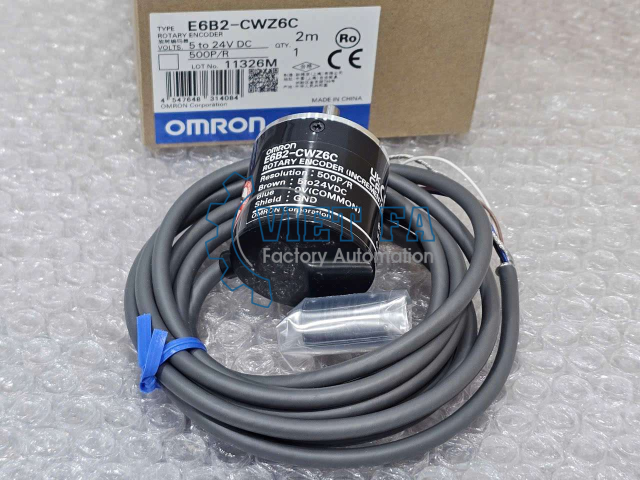 Omron E6B2-CWZ6C-500P/R-2M